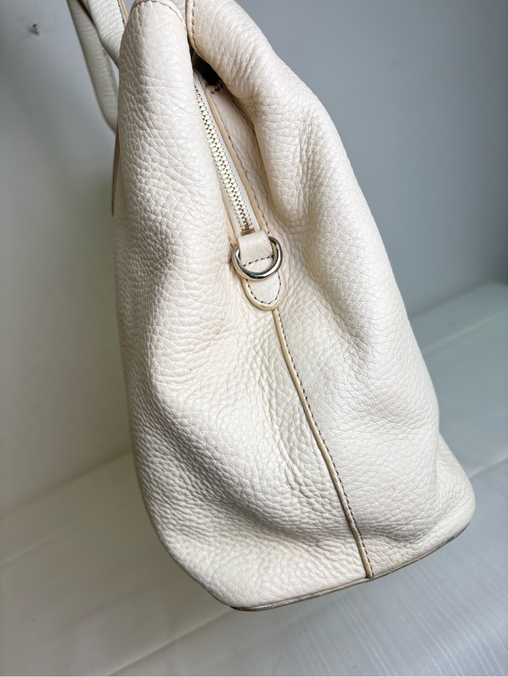 Mark & Graham Caroline Large Pebbled Leather Tote Purse Bag - Picture 2 of 15